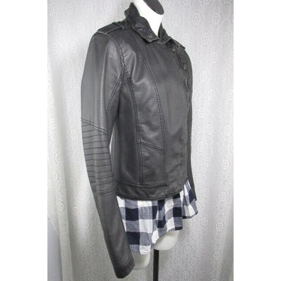 Hollister Cropped Moto Jacket - Picture 4 of 11